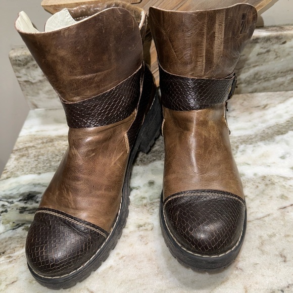 Aida Stenholm Sebas Dark Brown Boots 39 - Picture 1 of 13
